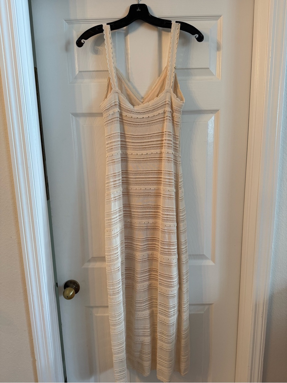 NWT Zimmermann Lucky Crochet Knit Midi Dress Cream Size 1 Small-Authentic $795 - Picture 11 of 16